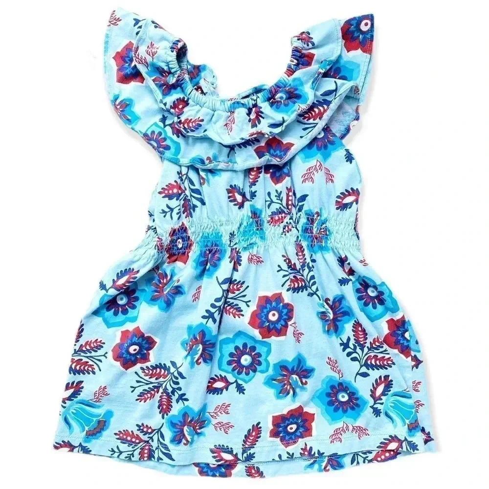 Tea Collection | Ruffle Collar Tank Top (4T) - Picture 1 of 3